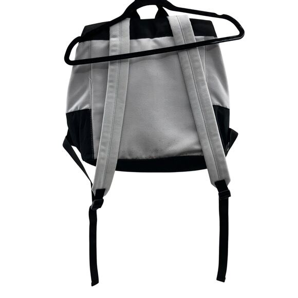 Original Use Target Gray Black Blue Canvas Buckle Flap Lightweight Backpack Bag - Picture 3 of 15